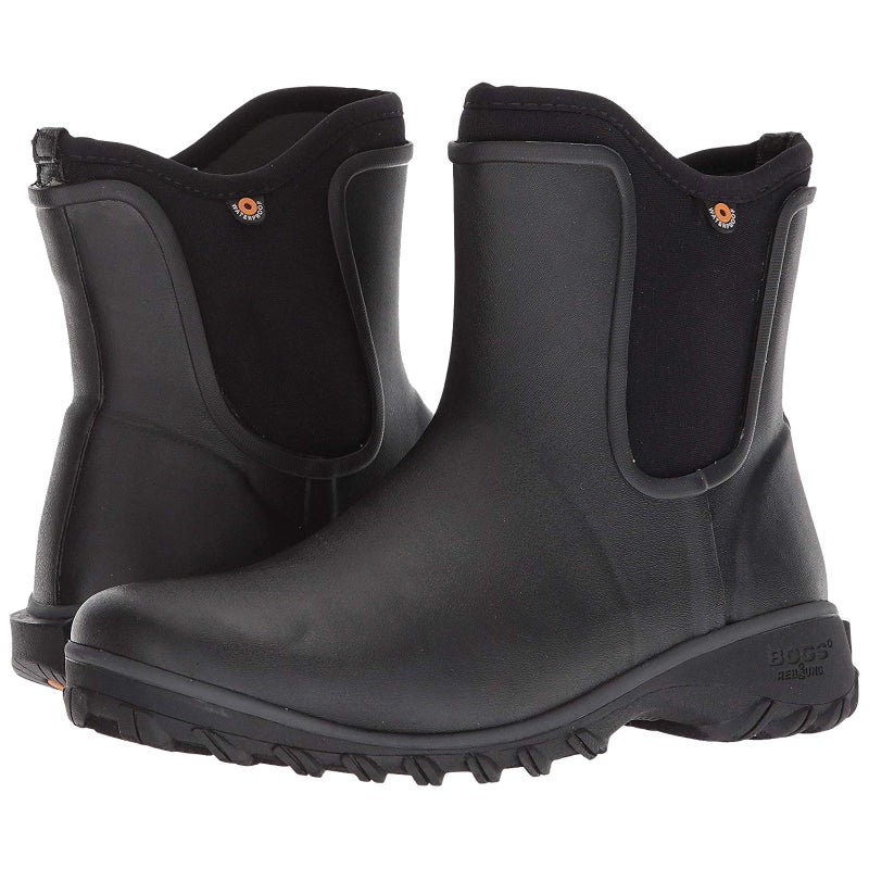 Bogs Women's SAUVIE SLIP ON BOOT Boot, black, 7 Medium US - Image 4